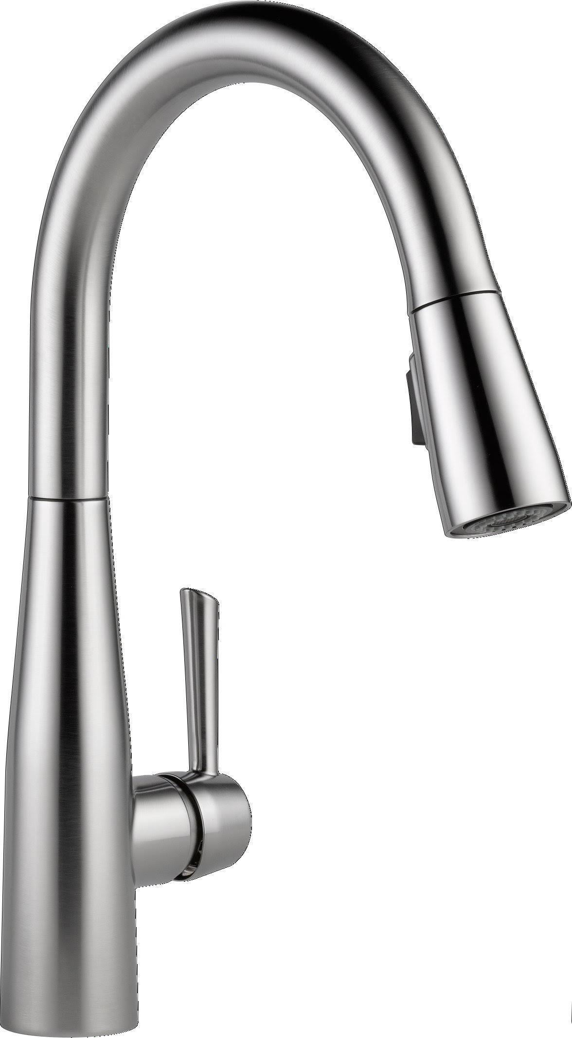Delta 9113-AR-DST Essa Single Handle Pull-Down Kitchen Faucet- Arctic Stainless
