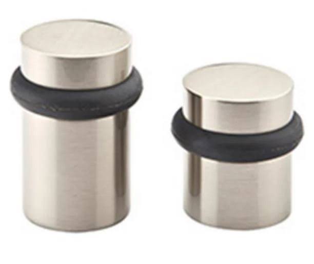 Emtek 2257US15 1-1/2 inch Cylinder Floor Bumper Satin Nickel