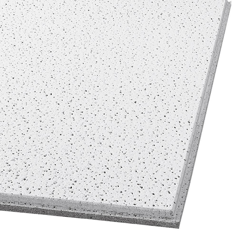 Armstrong Ceilings Fine Fissured 48-in x 24-in White Drop Ceiling Tile 10-Pack | 1733A
