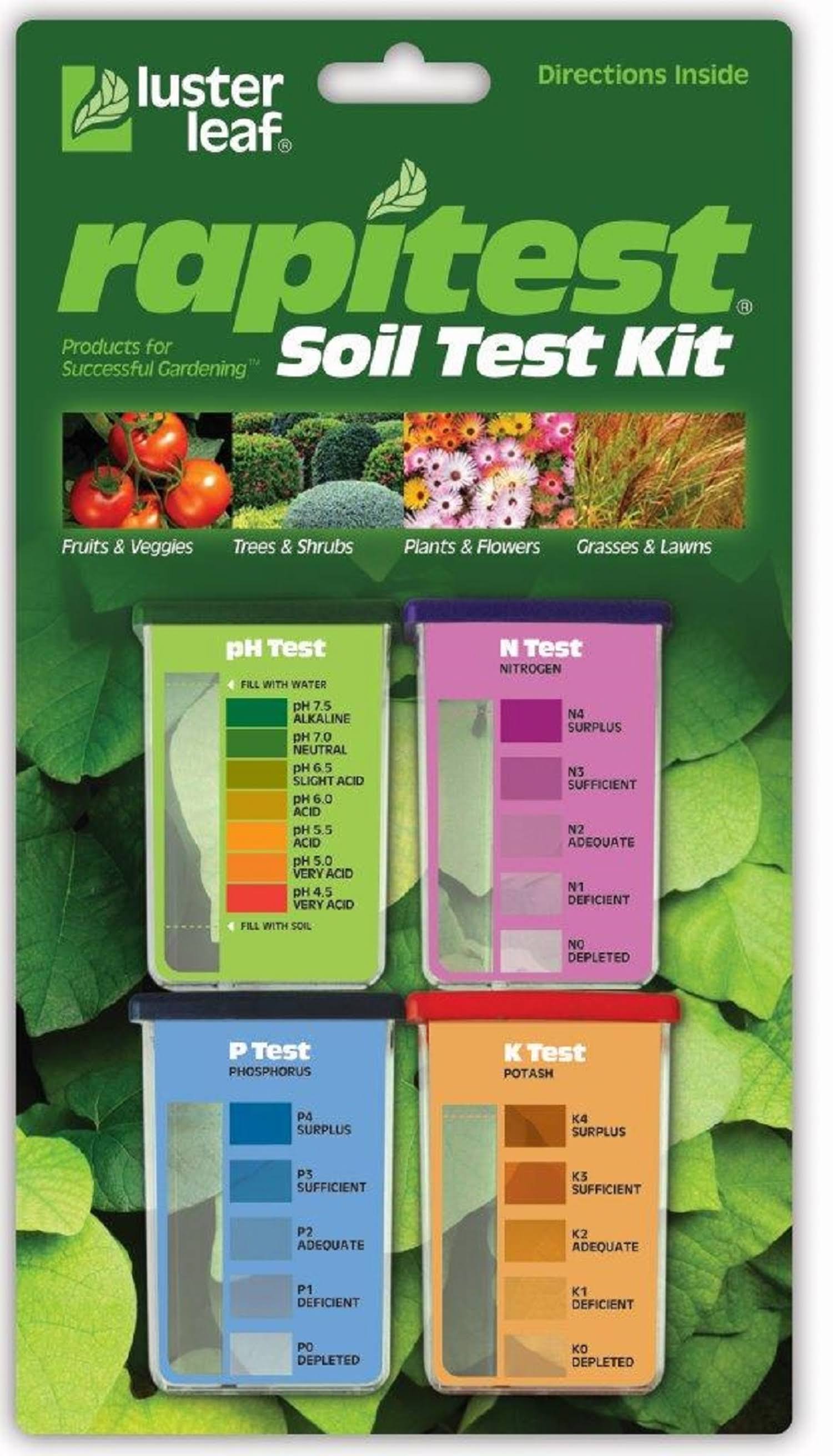 Luster Leaf 1602 Soil Kit, Contains 20 tests