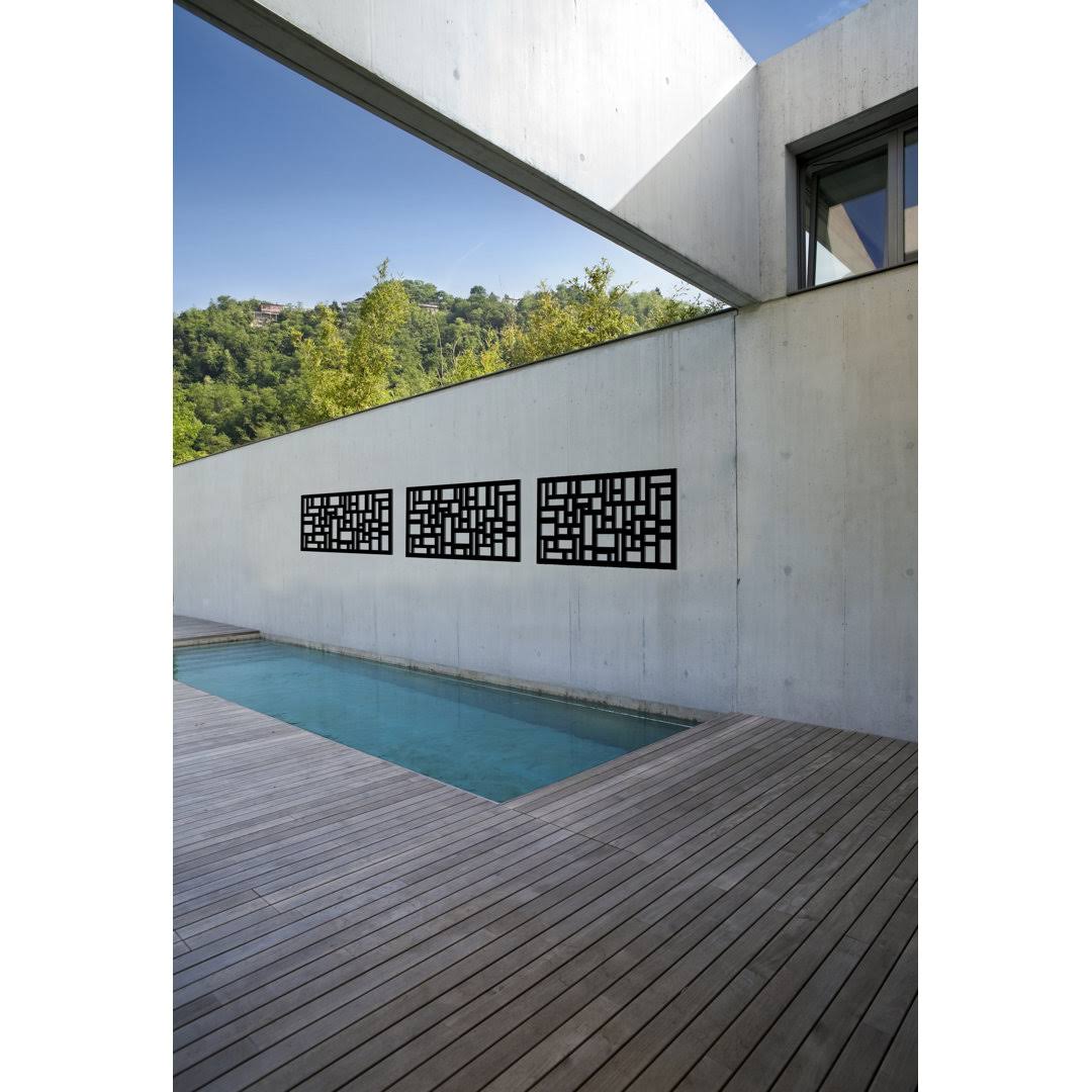 0.3 in. x 45.7 in. x 1.9 ft. Cobblestones Wall Art & Fence Panel