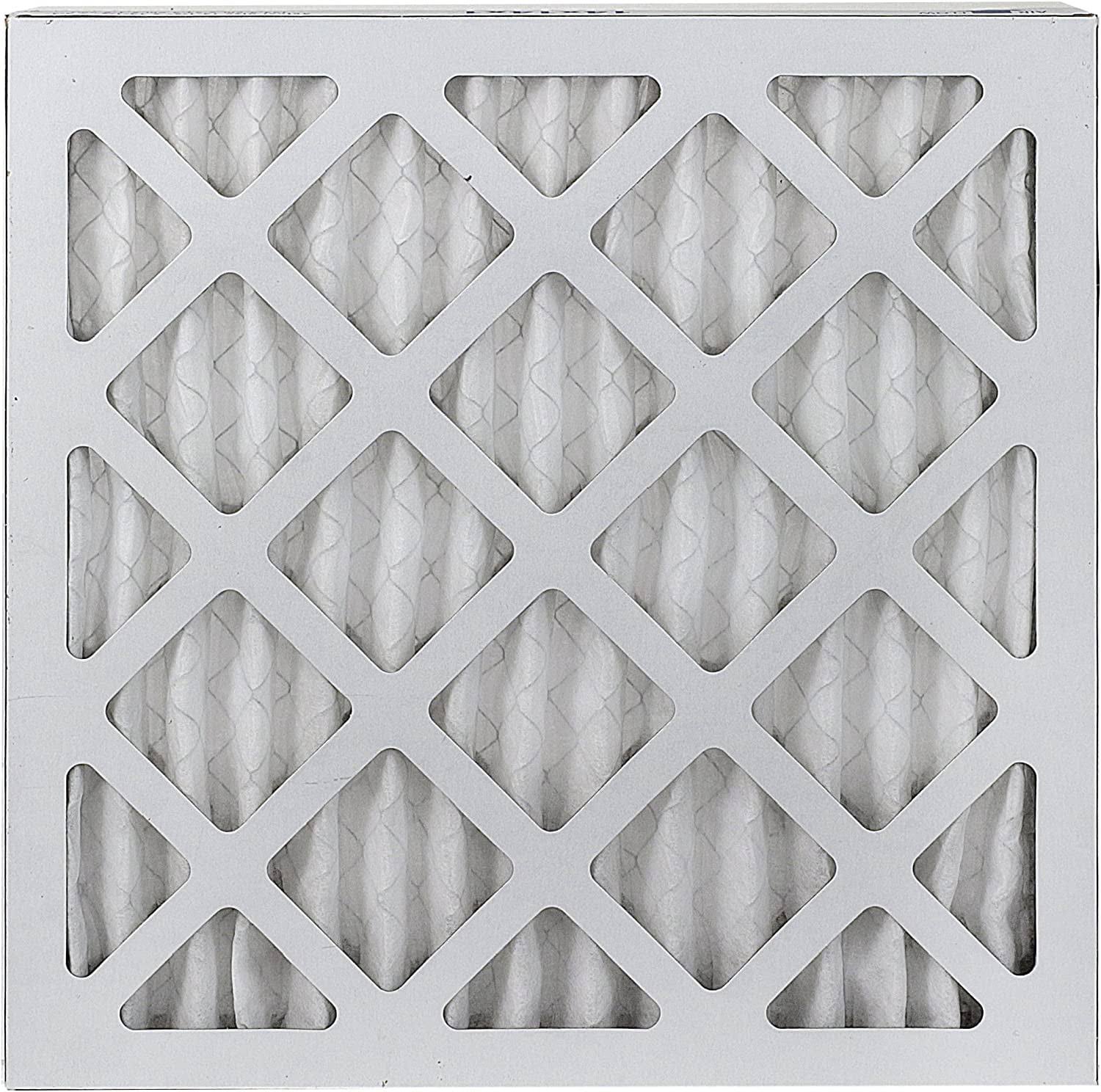 Filterbuy 12x12x1 Air Filter MERV 8, Pleated HVAC AC Furnace Filters (2-Pack, Silver)