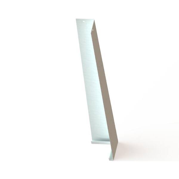 Gibraltar Building Products 11.5 in. x 4.5 in. x 0.9 ft. Woodgrain Aluminum Primed XL Siding Corner MOULDING, Woodgrain Finish