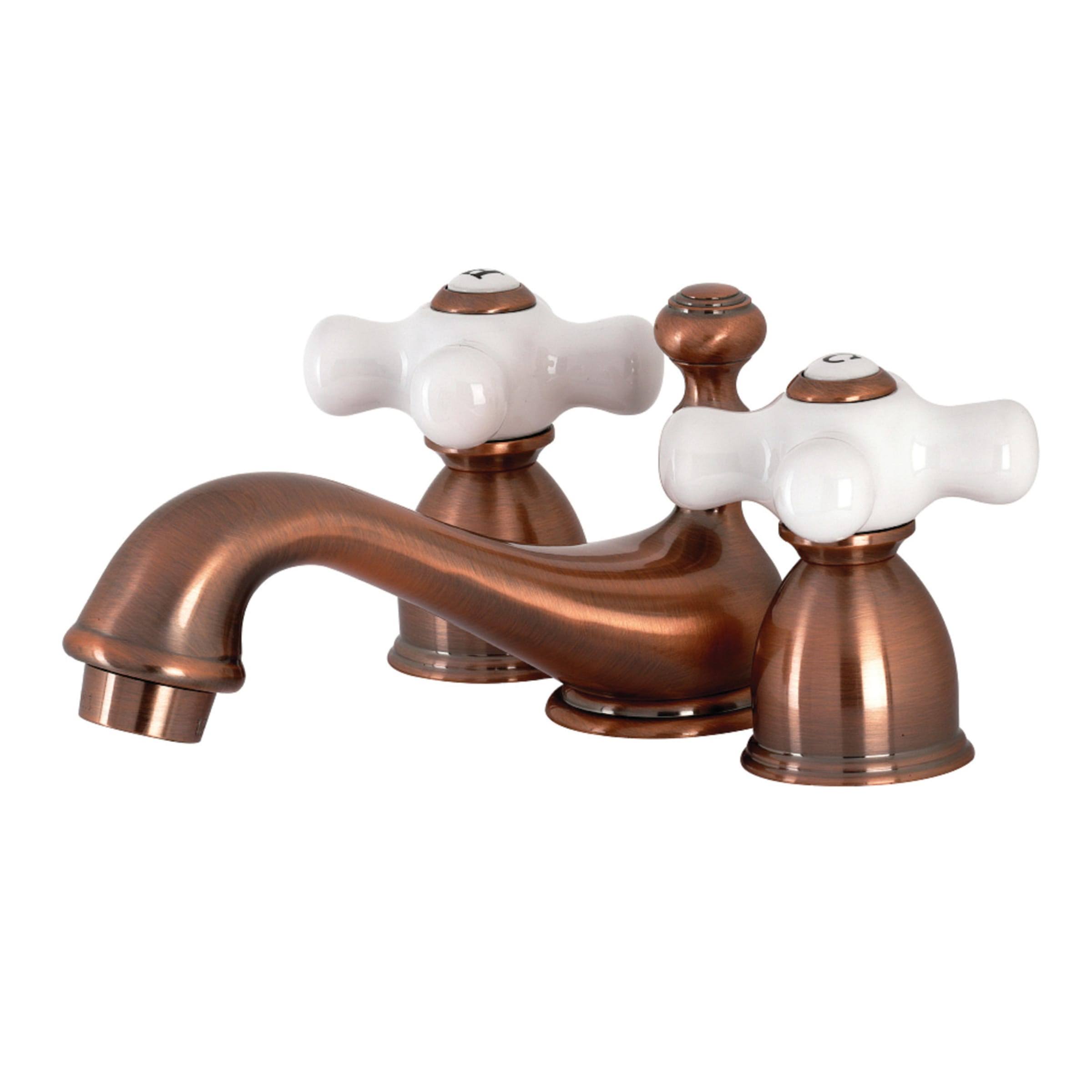 Kingston Brass Chrome Mini Widespread Bathroom Lavatory Faucet KS3951PX