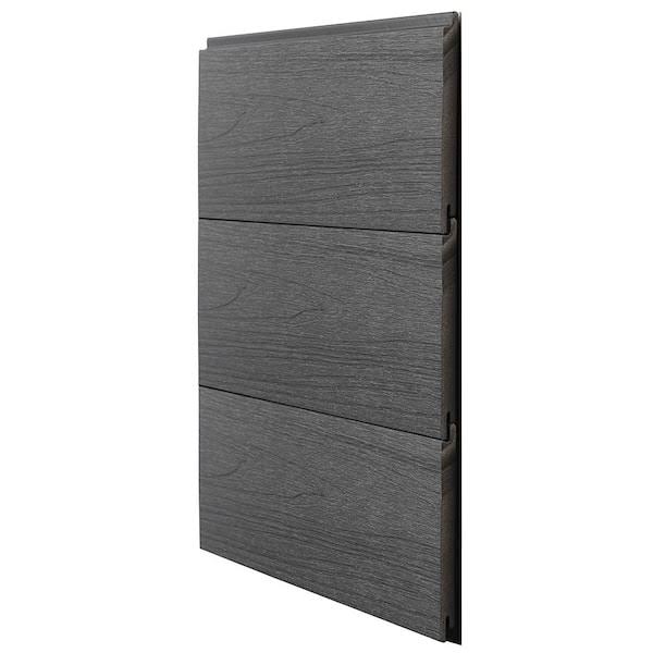 NewTechWood All Weather System 5.5 in. x 192 in. Composite Siding in Westminster Gray (14-Piece)