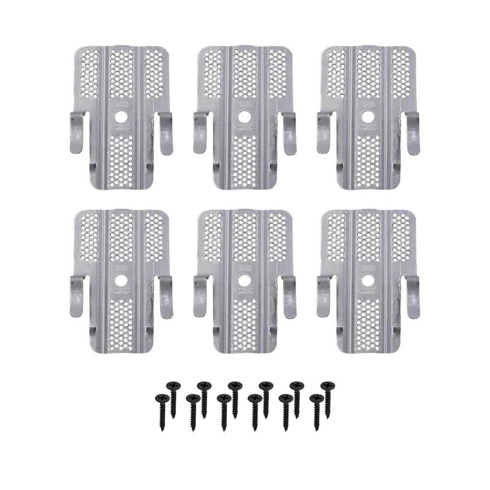 Anvil 82002 3 in. x 2 in. Steel Drywall Repair Clip (6-pack)