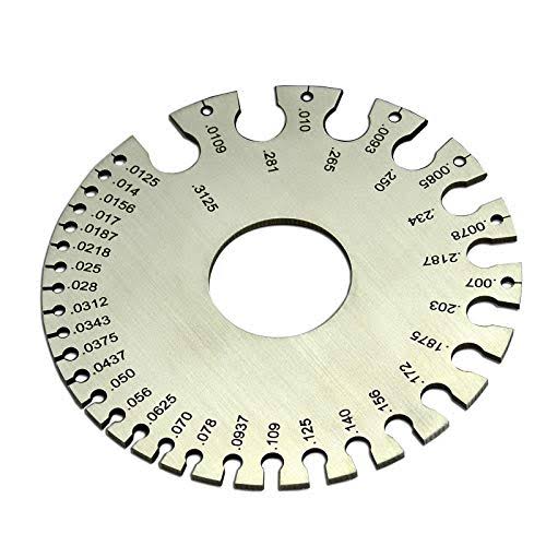 RIVERWELD Round Cable Sheet Stainless Steel Wire Gage Standard Thickness Metal Gauge