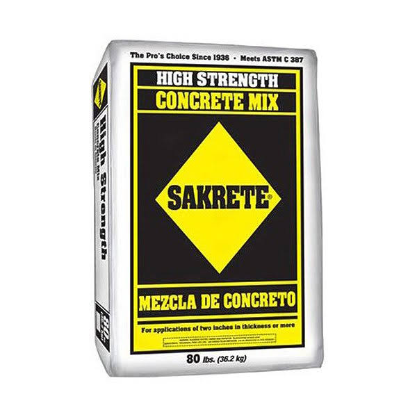 Sakrete 65200390 80 lbs Concrete Mix