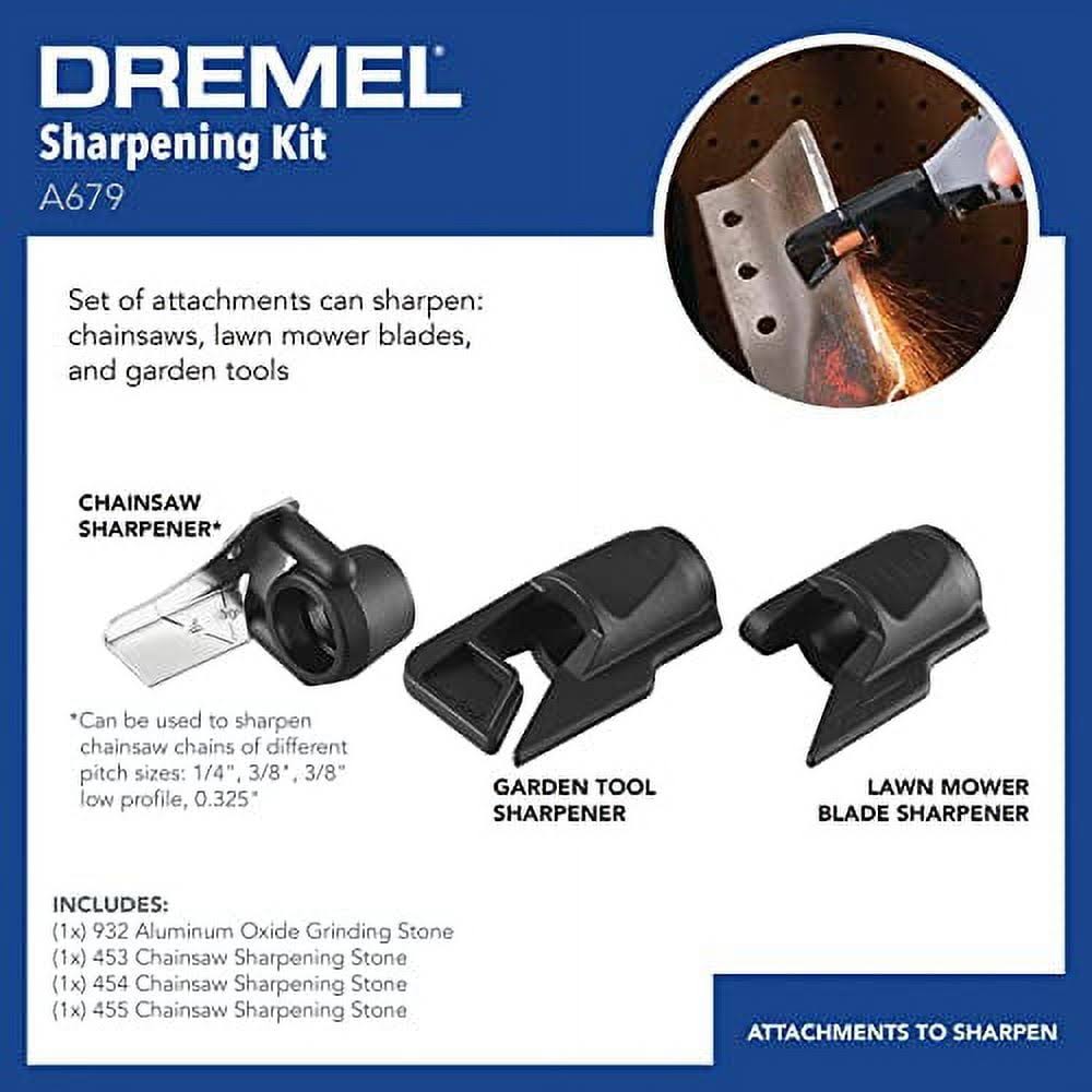 Dremel A679-02 Attachment Kit for Sharpening Outdoor Gardening Tools