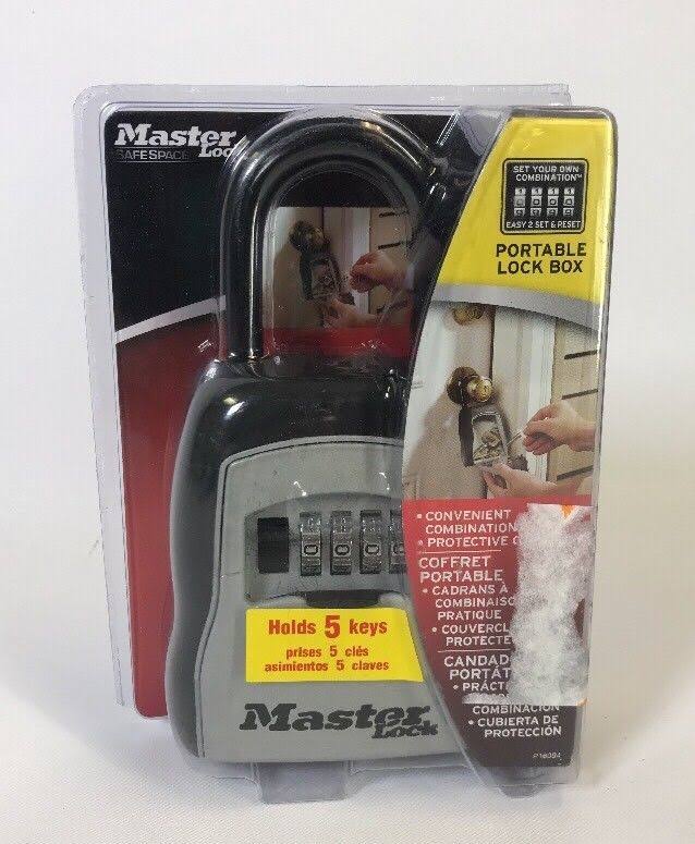 Master Lock Portable Set-Your-Own Combination Lock Box