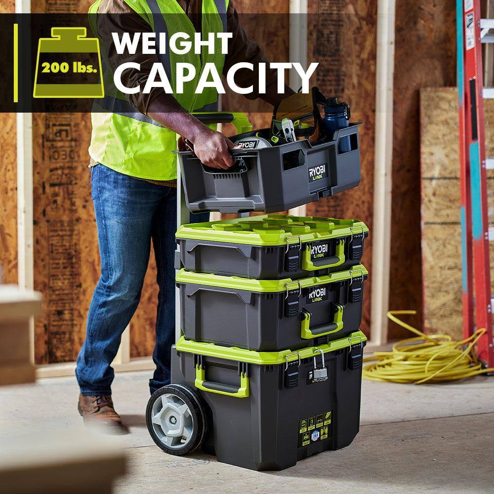 Ryobi Link Rolling Tool Box with Tool Crate