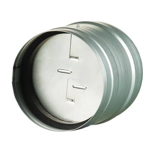 5 in. Galvanized Back-Draft Damper with Rubber Seal