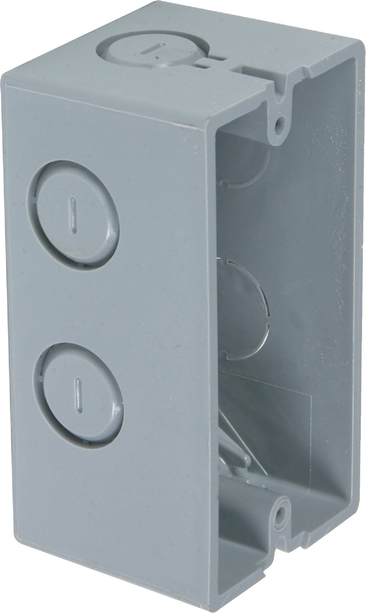 Carlon B112hbr Single Gang Non Metallic Handy Box, 12 cu in