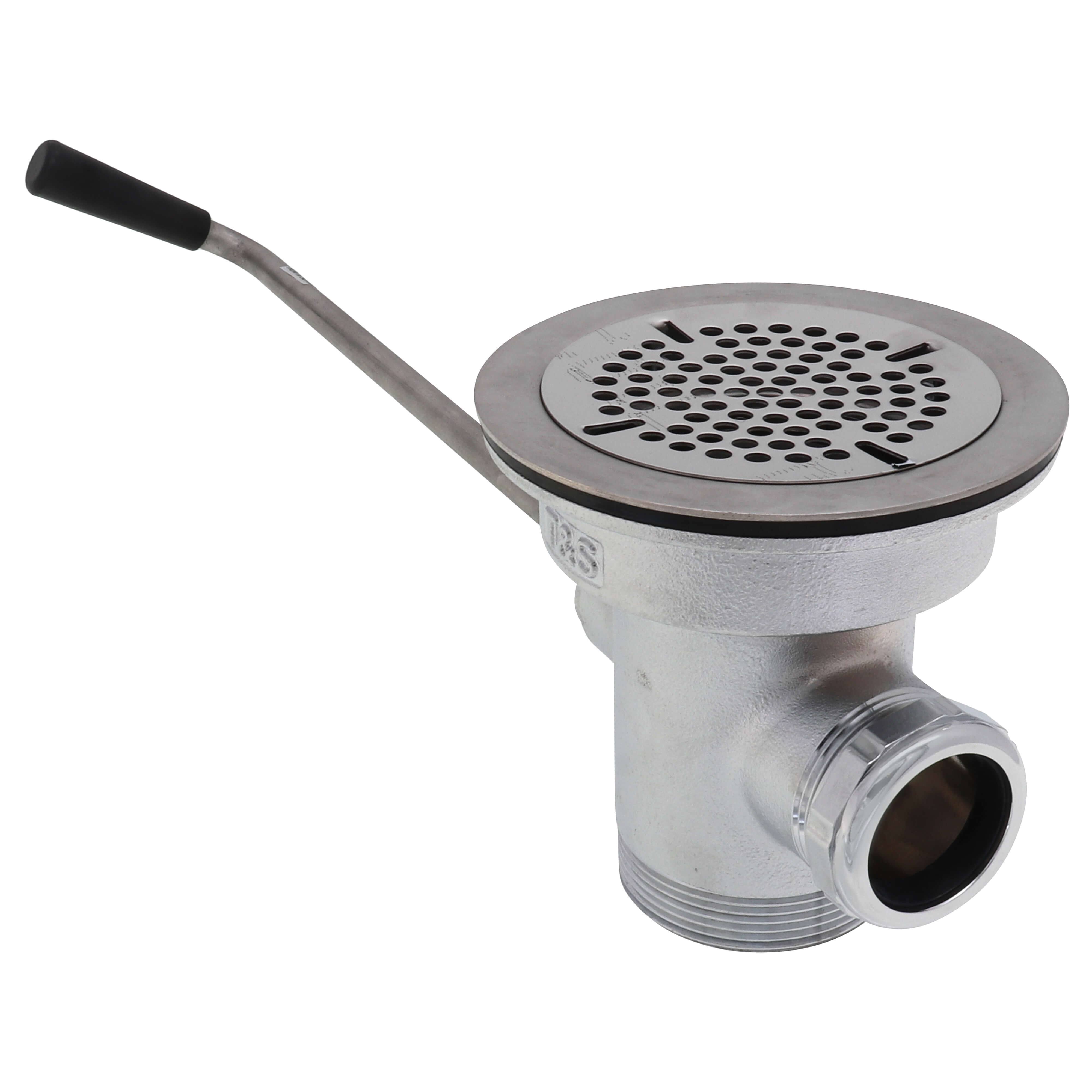 T&S Brass B-3952 Twist Handle Waste Drain Valve