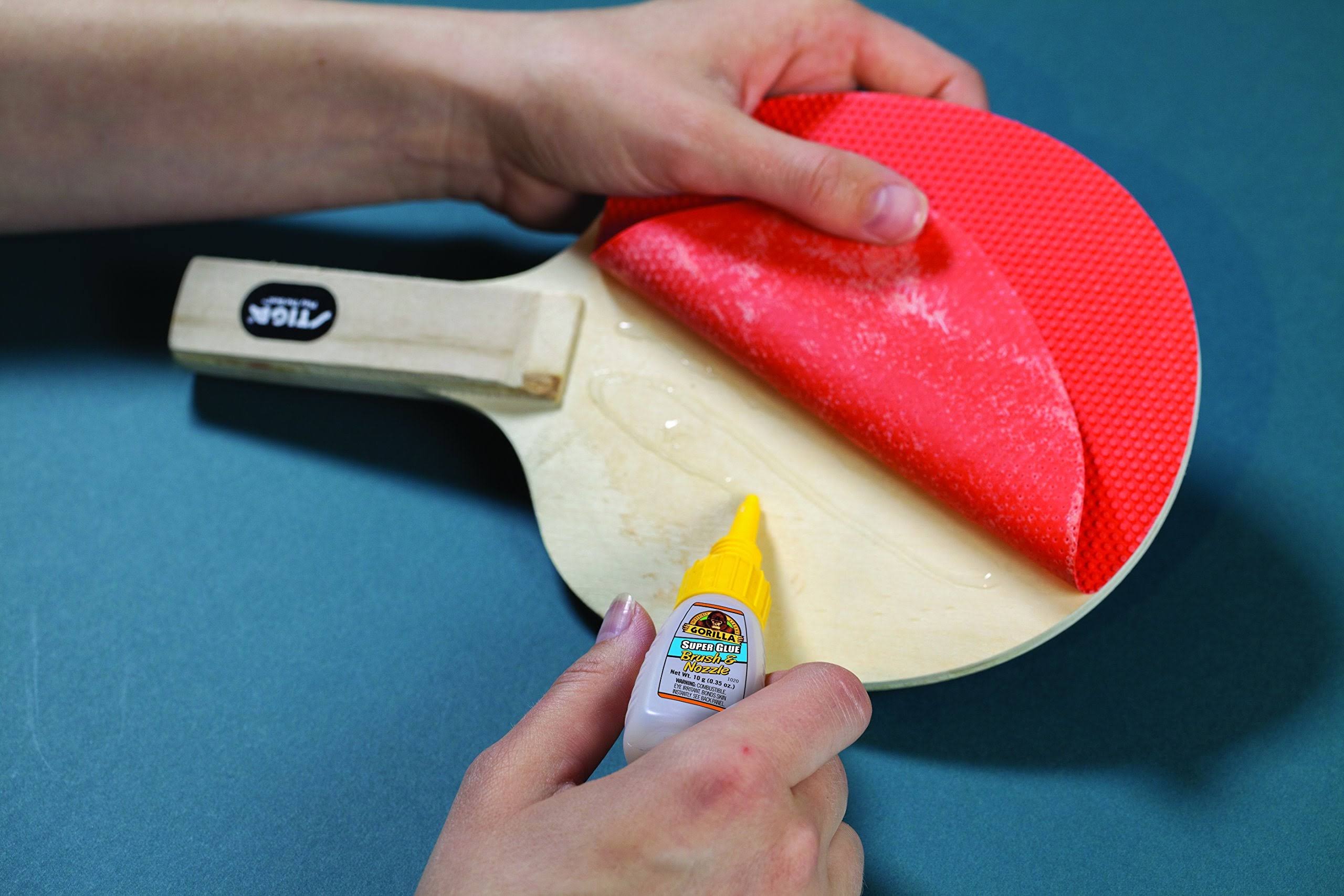 Gorilla 7501201 Super Glue Brush & Nozzle, 12g, Clear