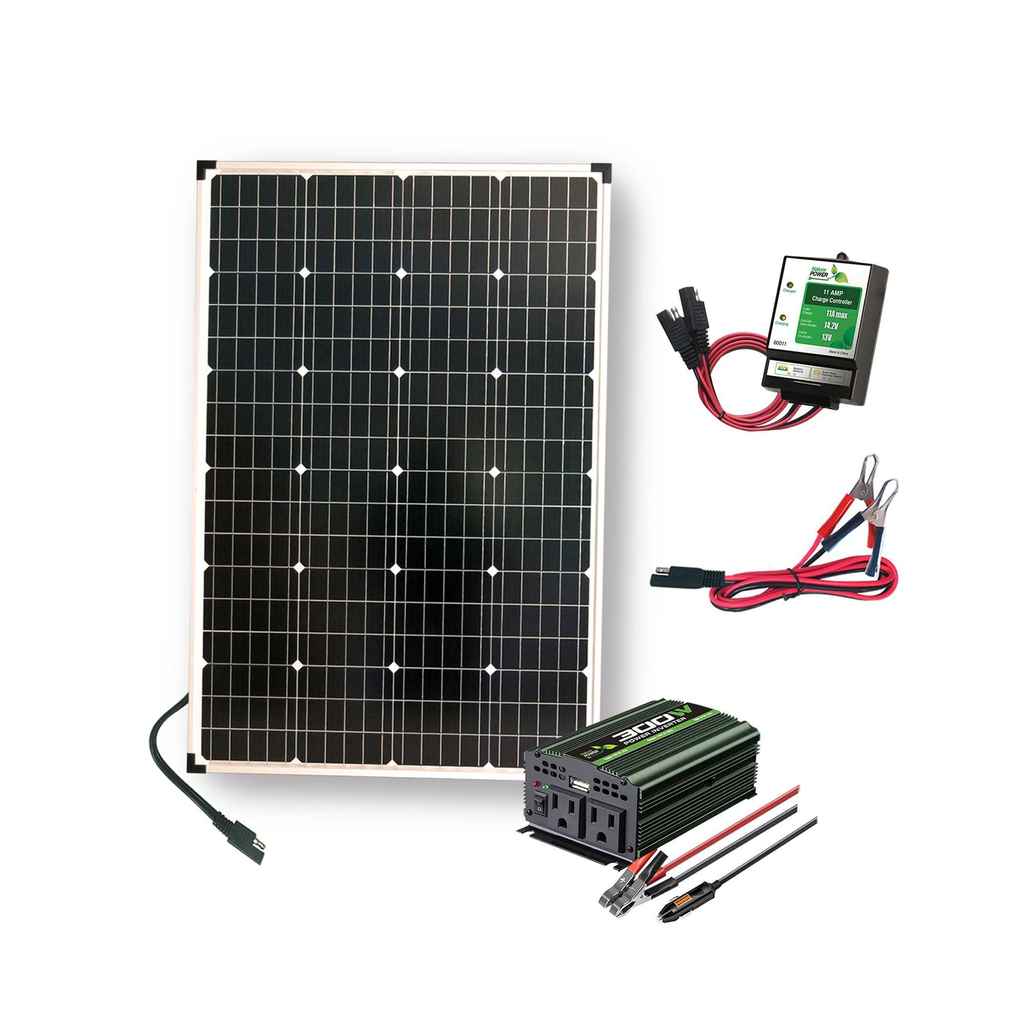 Nature Power 110 Watt Complete Solar Panel Kit