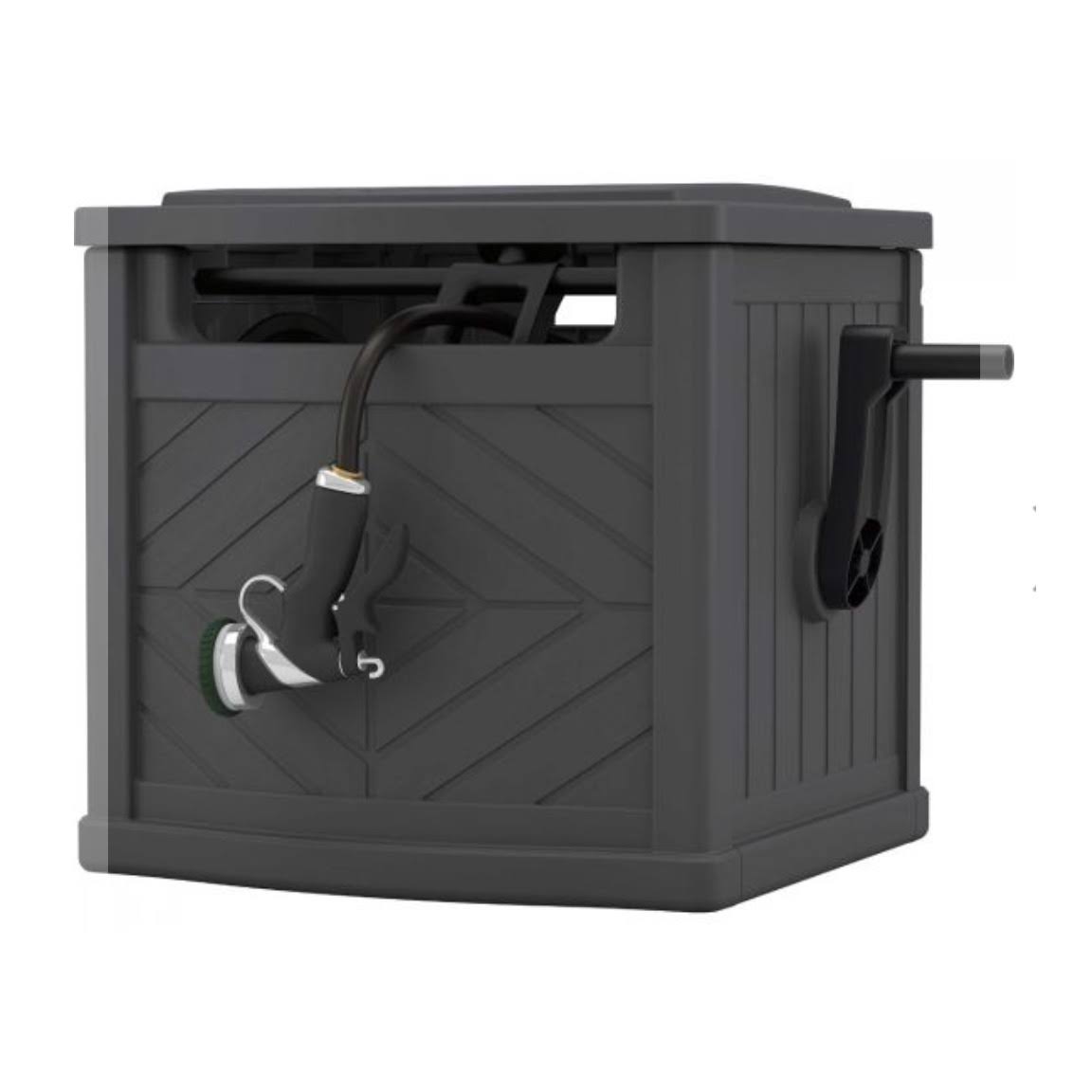 Suncast 150 ft. Gray Hideaway Hose Reel