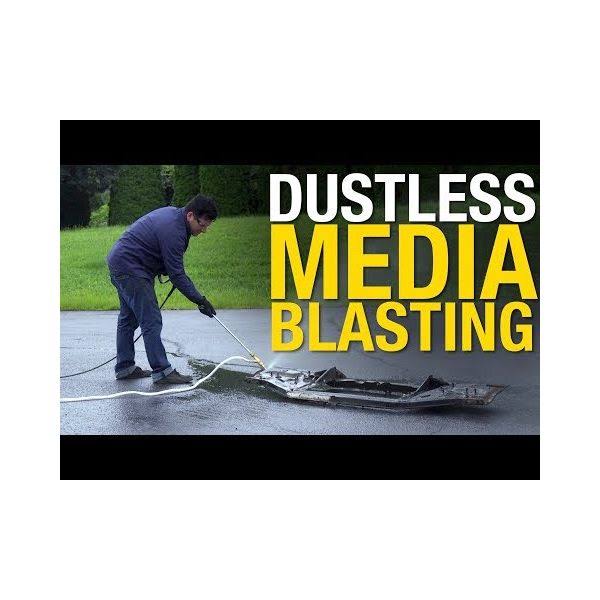 Eastwood Dustless Liquid Media Blaster Brass Blast Gun Assembly 4 mm Nozzle Installed Double Pick Boron Carbide Nozzle Up Tube R