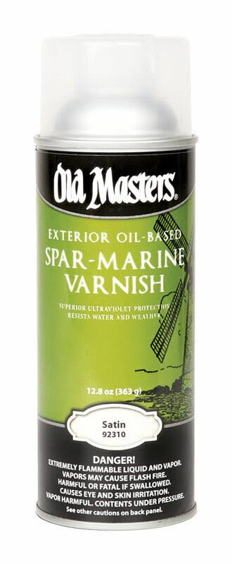 Old Masters 92310 Satin Marine Spar Varnish Spray