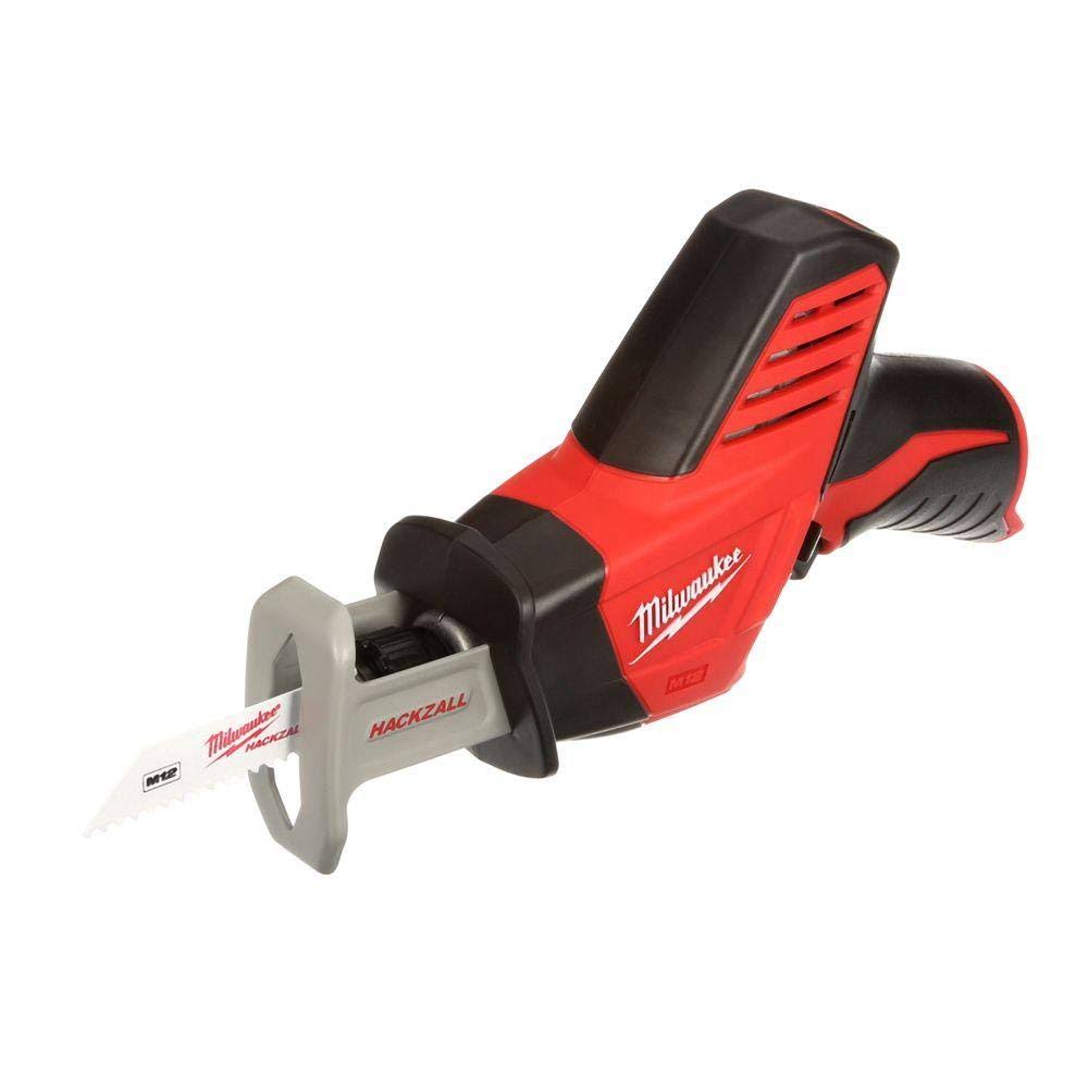 Milwaukee 2420-20 M12 12-Volt Lithium-Ion Hackzall Cordless Reciprocating Saw (Tool-Only)