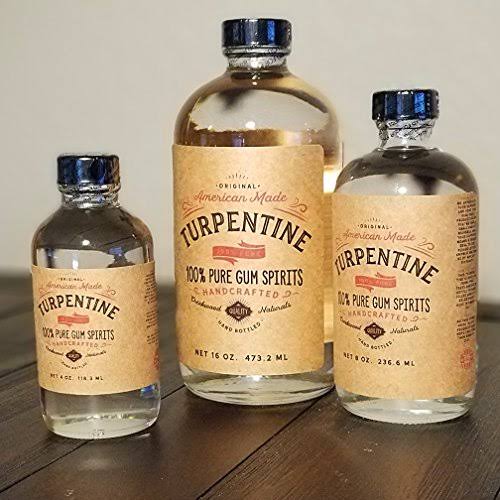 16 oz 100% Pure Gum Spirits of Turpentine