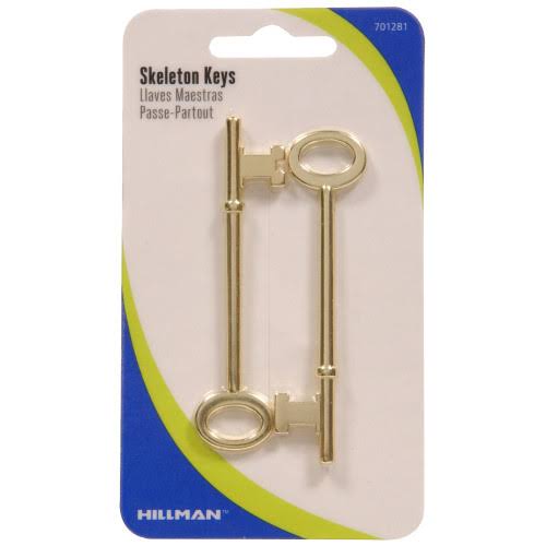 Hillman 701281 Skeleton Key, Steel