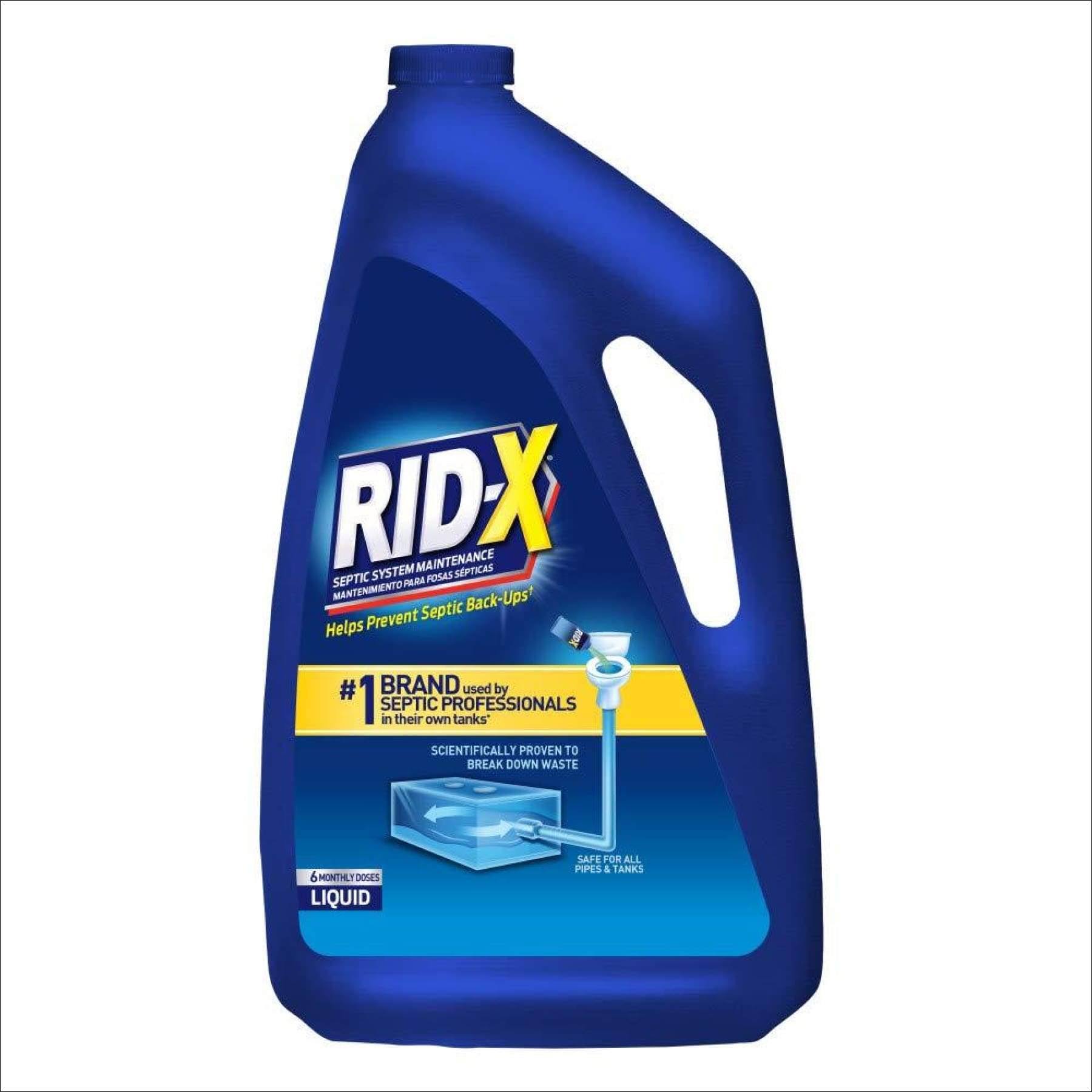 Rid-x Septic Tank System Treatment, 6 Month Supply Liquid, 48oz