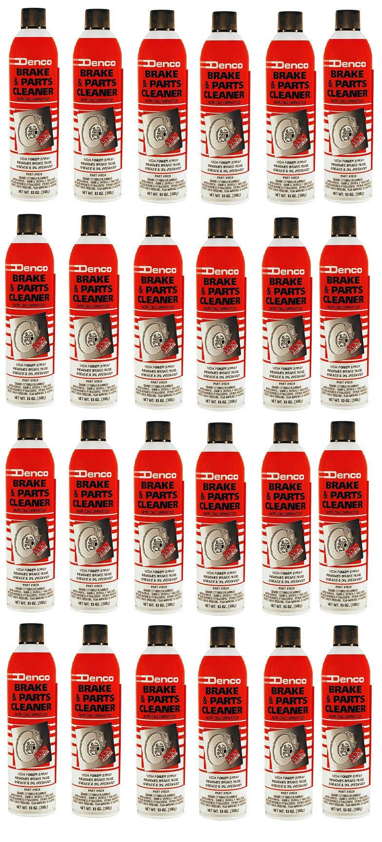 Denco 1930 Brake Parts Cleaner- 15.3 fl oz- 13 oz Net WT- 12 to 88 Pack 24