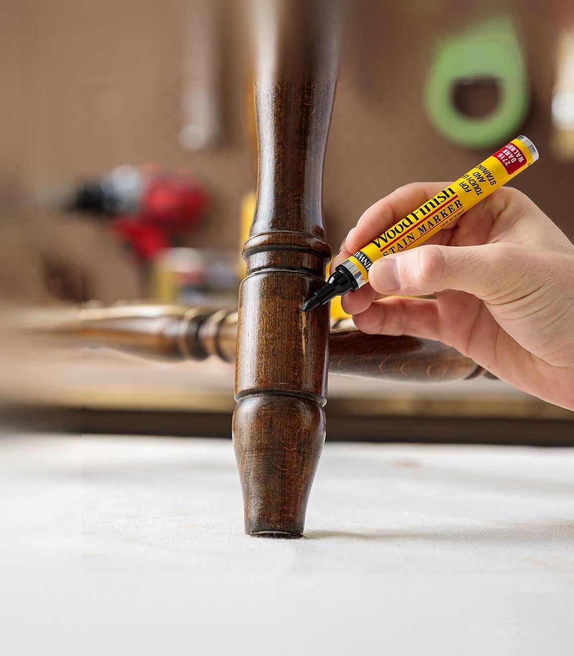 Minwax Wood Finish Stain Marker, Ebony- 0.33 oz