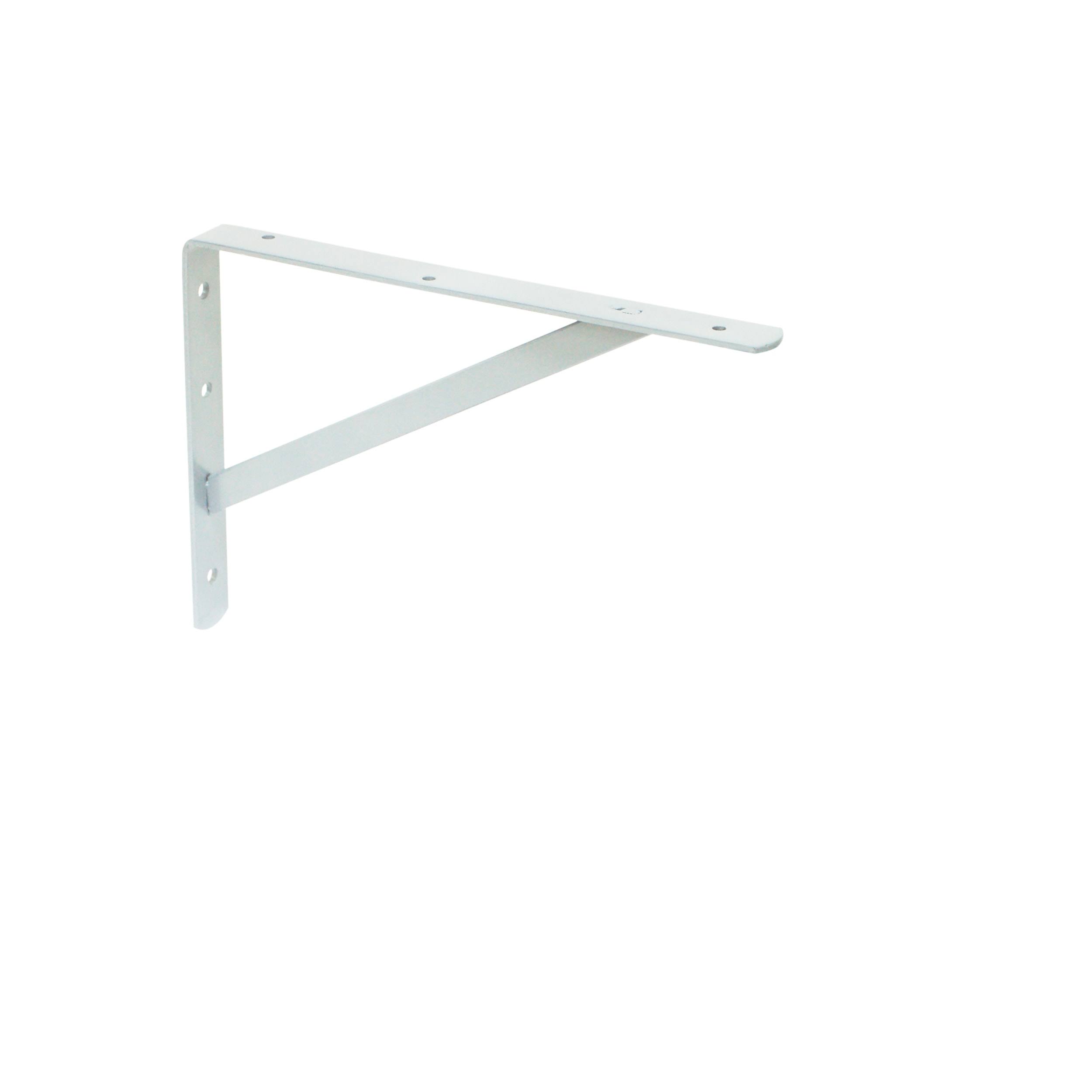 Style Selections 11.69-in White Shelf Bracket | 25223PHLLG