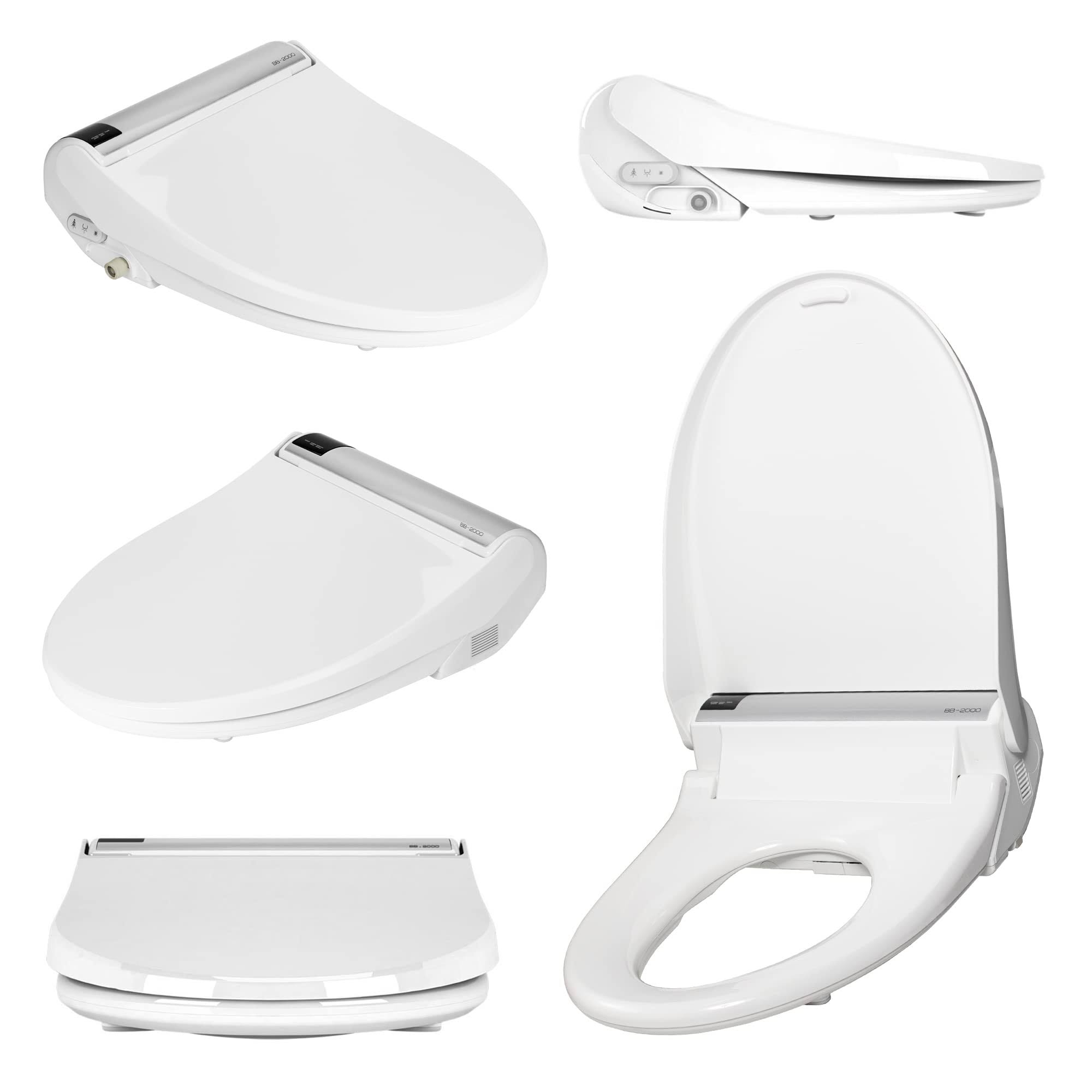 Bio Bidet Bliss BB-2000 Bidet Toilet Seat- Round, White