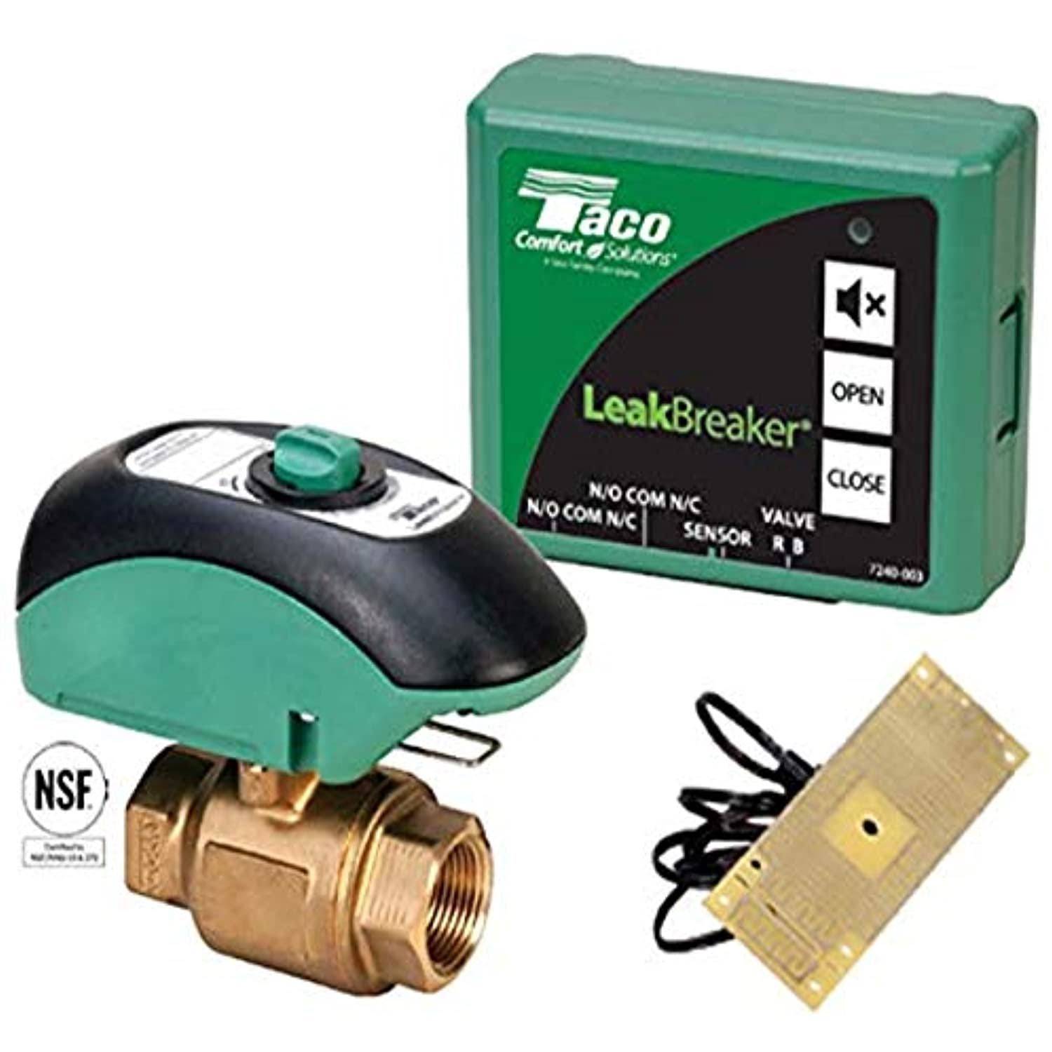 Taco LB-075-H-1LF LeakBreaker Water Heater Shut-Off Valve 3/4