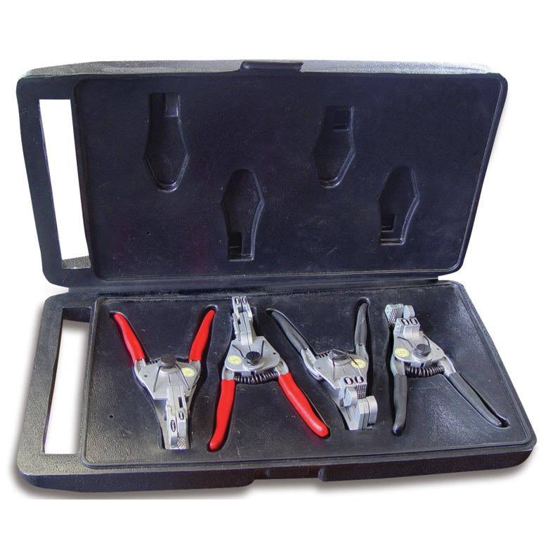 Direct Source Int. QRP4S-P 4-Piece Quick Release Pliers Set with Case
