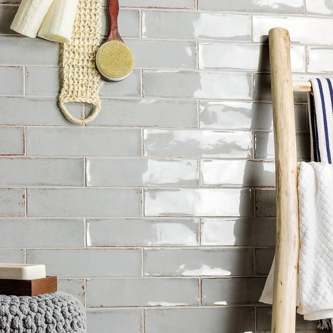 Ivy Hill Tile Moze Gray 3 in. x 12 in. 9 mm Ceramic Wall Tile (22 Piece 5.38 Sq. ft./ Box)