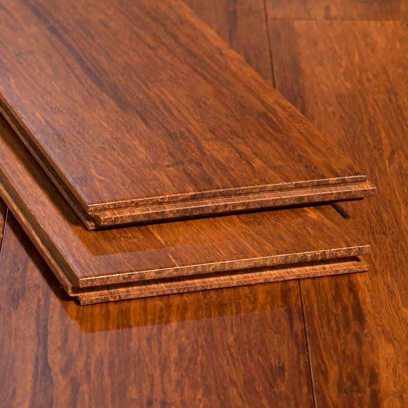 Abtoff Bamboo Flooring- Carbonized Wide Plank Stand Woven