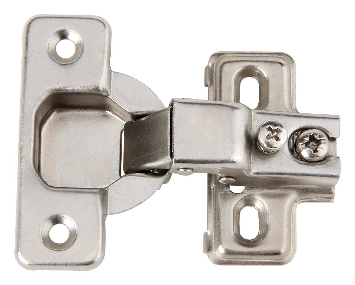 Silverline Hardware Silverline Face Frame Concealed Euro 105Deg Self Closing Compact Cabinet Hinges, 10 Pack HJ18647