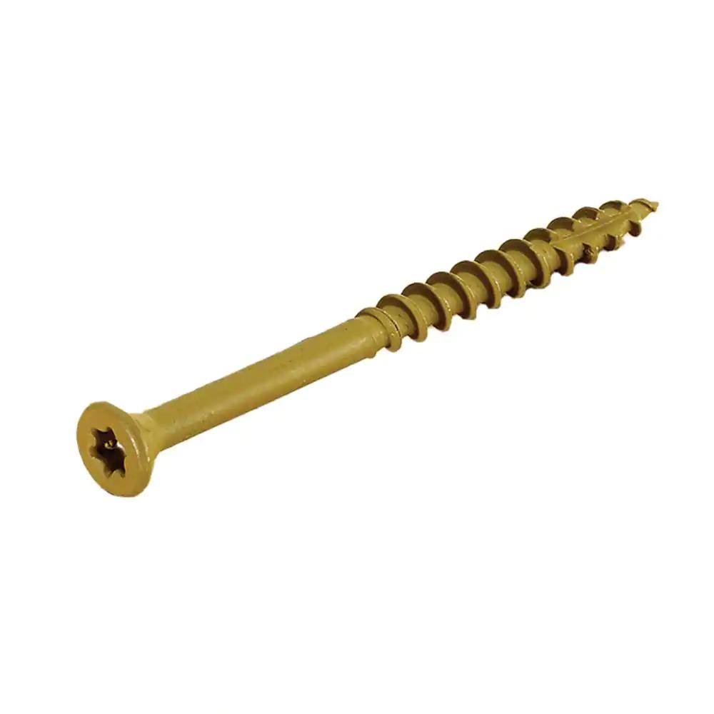 YellaWood #9 x 3 in. Star Flat Head Outdoor Deck Screw (2000 Pack)
