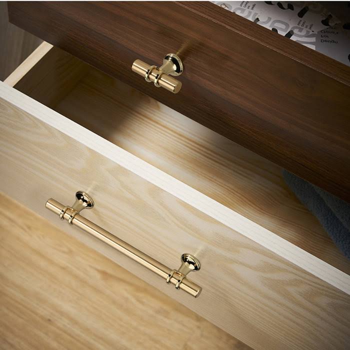 Goldenwarm Drawer Pulls and Cabinet Knobs Luxurious Zinc Alloy