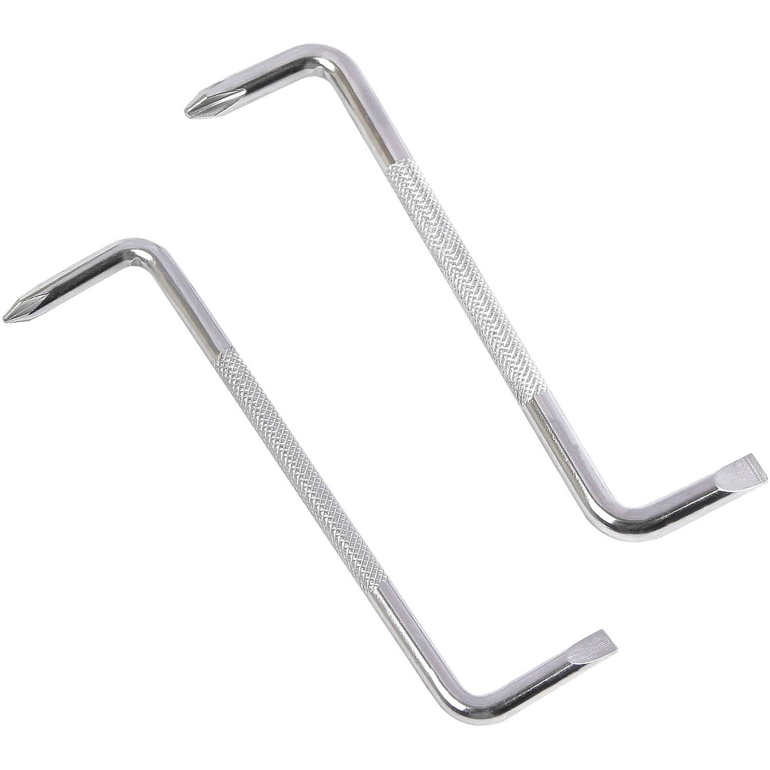 Hyper Tough 2-Piece Offset Screwdrivers with Phillips and Slotted