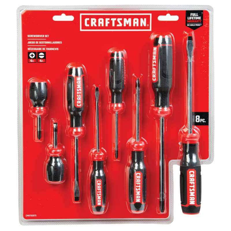 Craftsman Cmht65075 8 Piece Screwdriver Set