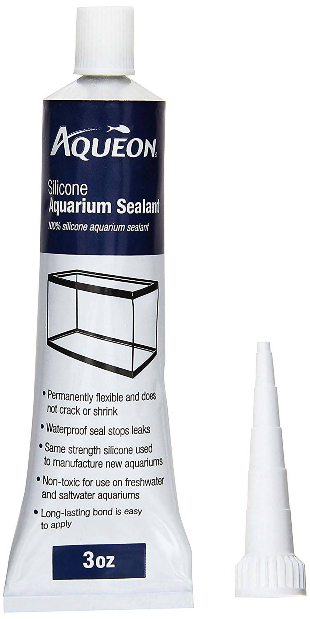 All Glass Clear Silicone Aquarium Sealant- 3 oz tube