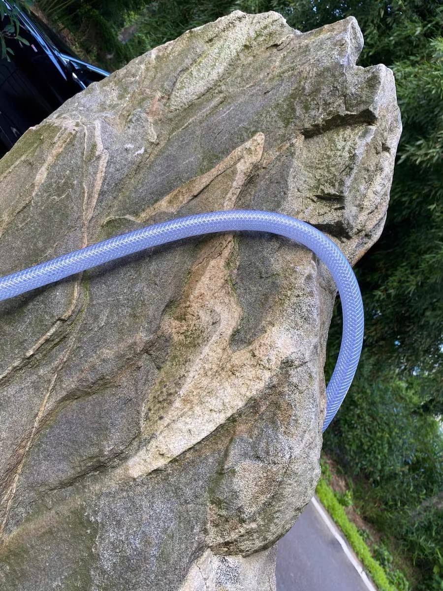 JUNZHIDA High Pressure Braided Clear Flexible PVC Tubing 1/2