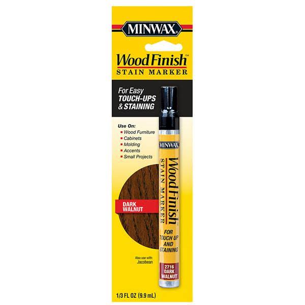 Minwax Wood Finish Stain Marker, Dark Walnut- 0.33 oz
