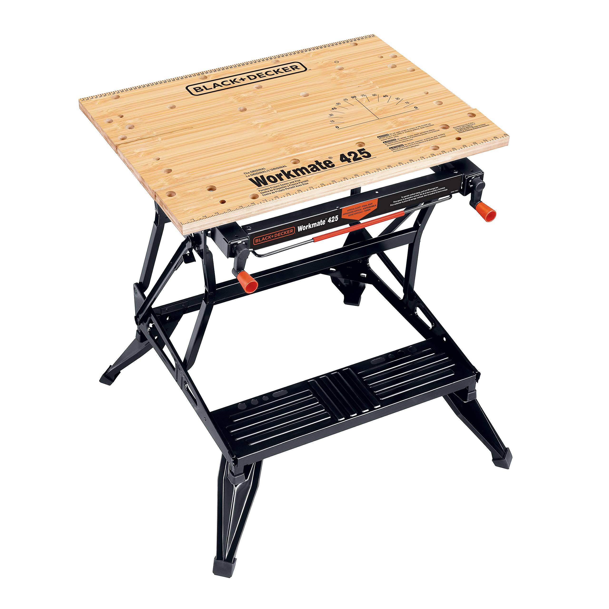 Black+decker Workmate Portable Workbench 425-to-550-pound Capacity (wm425)