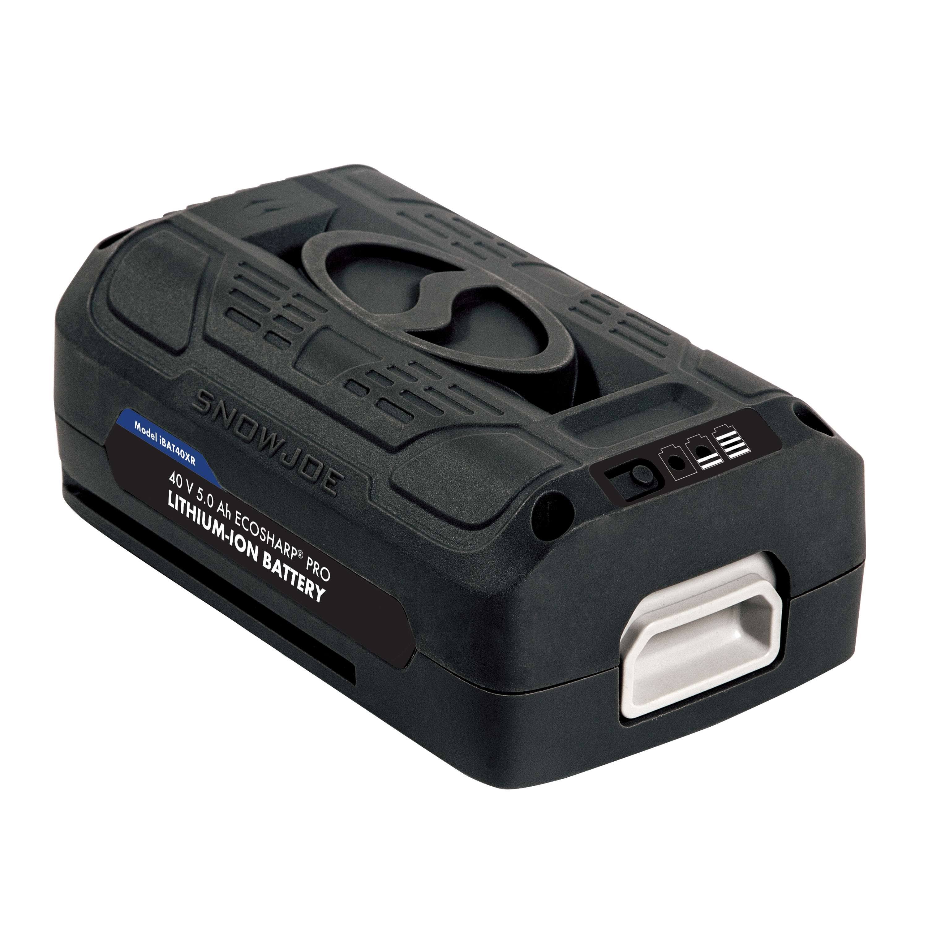 Snow Joe EcoSharp Pro Lithium-Ion Battery, 40V 5.0 Ah, iBAT40XR