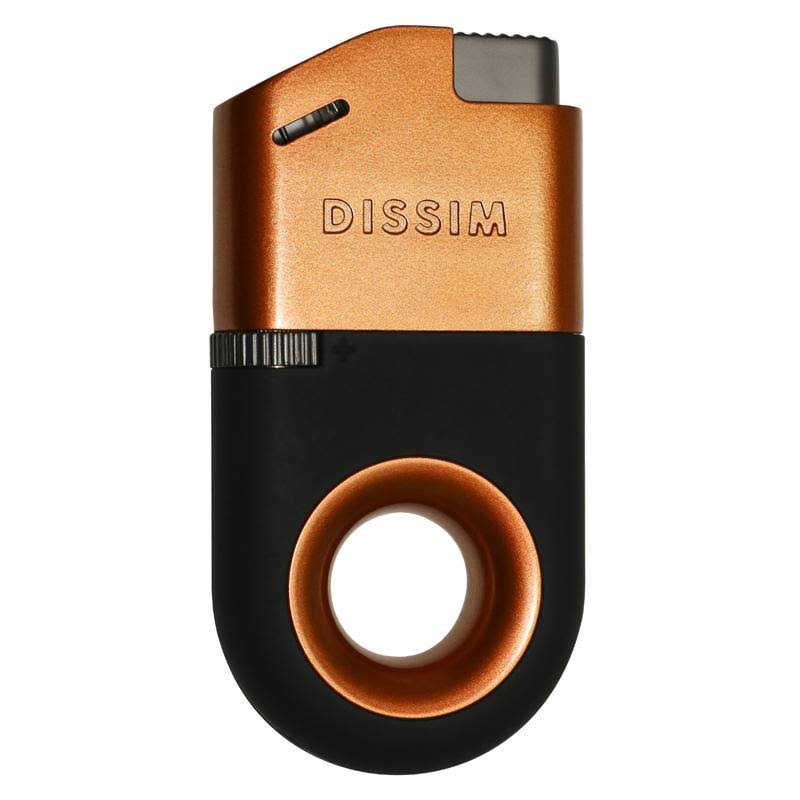 Dissim Inverted Butane Soft Flame Lighter- Orange