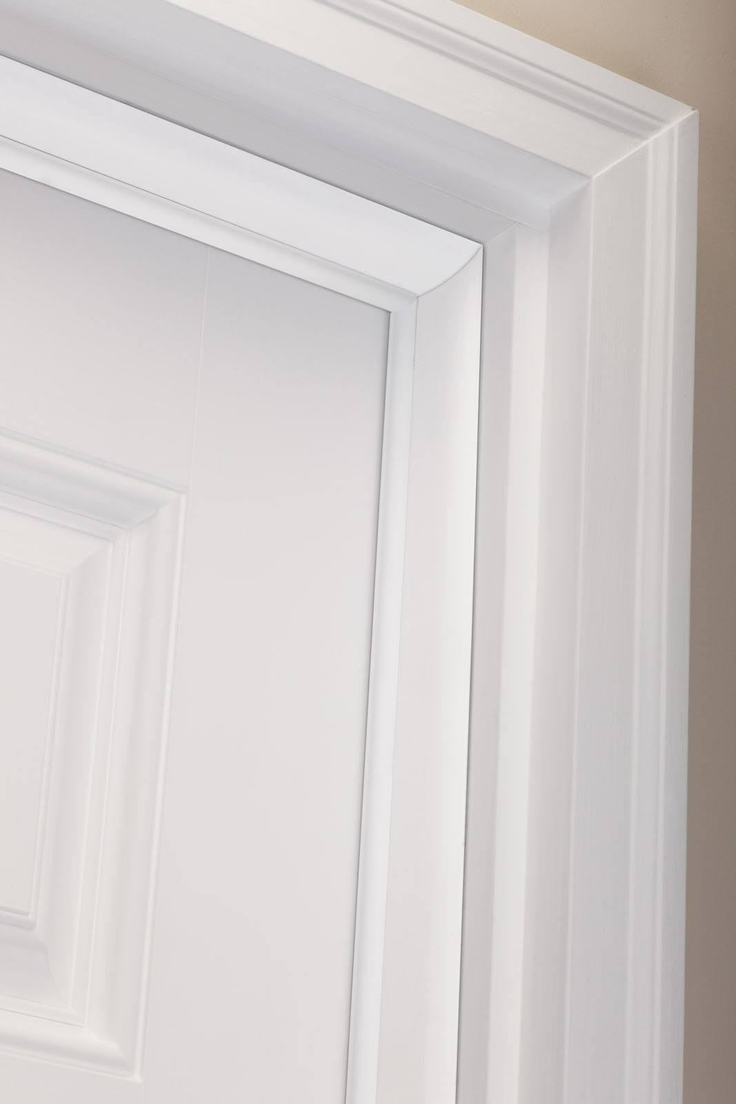 M-D Compression Weatherstrip w/Wood Stop Door Jamb Kit, 87981, White