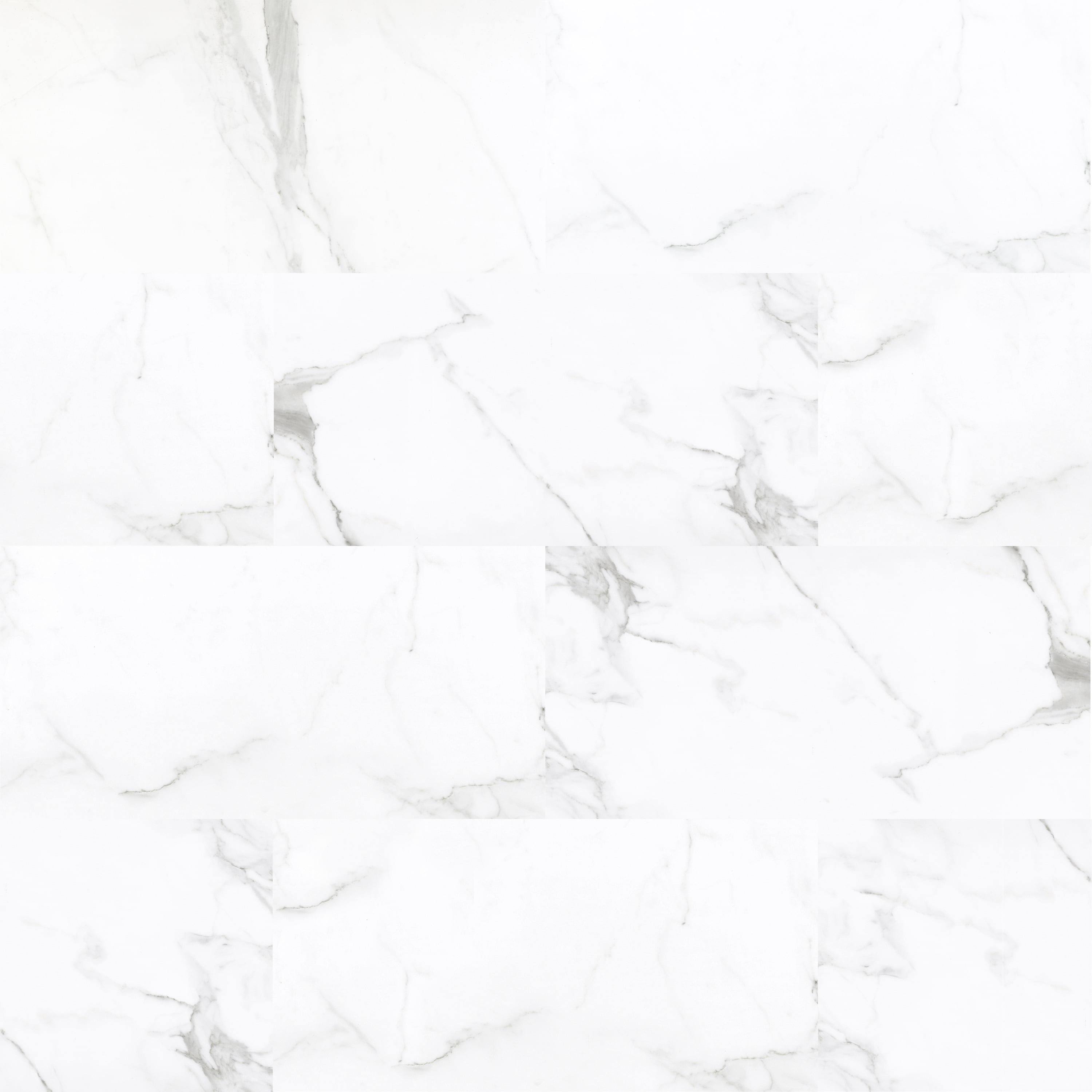 Aldhurst Arctic Marbella 12x24 Waterproof LVT- 9.65 Sq ft