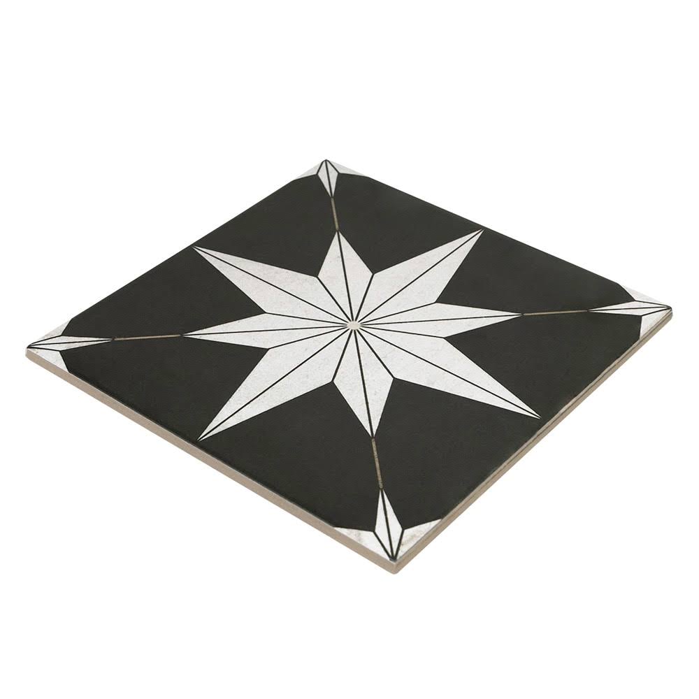 Origin 21 Astro Max Star 8-in x 8-in Matte Porcelain Encaustic Floor and Wall Tile (0.43-sq. ft/ Piece) | LW21102507