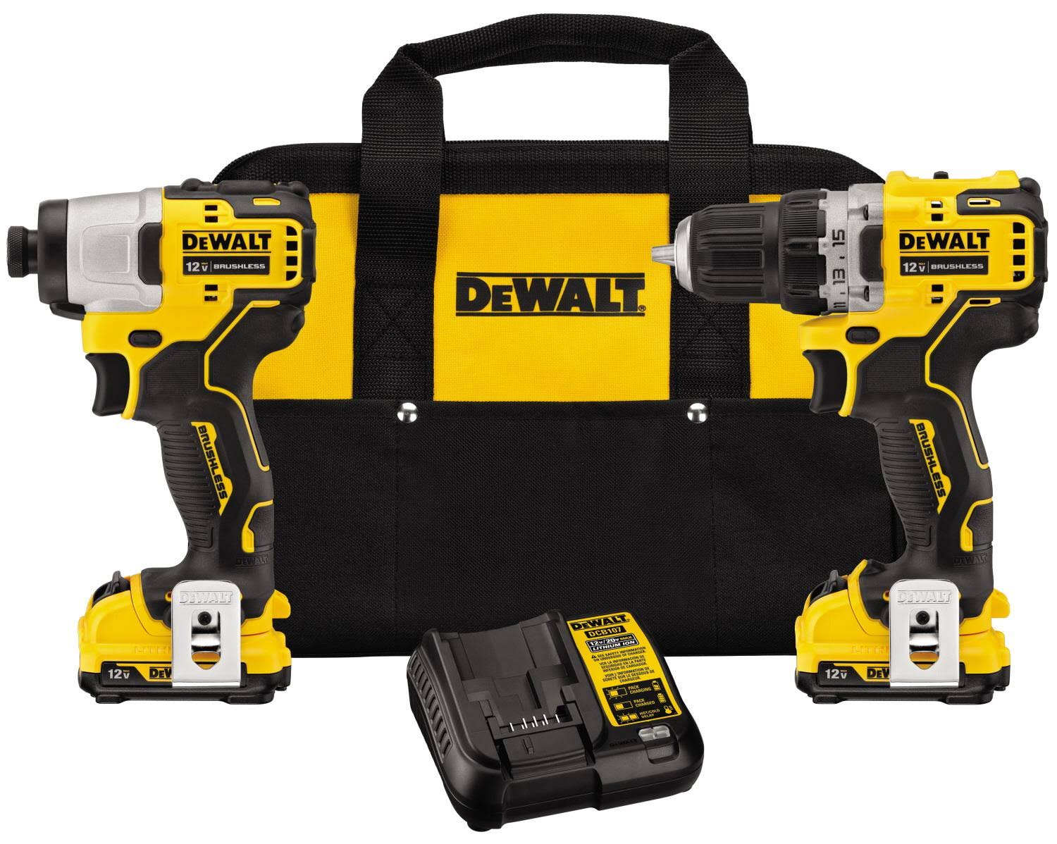 DeWalt DCK221F2 12V Max Xtreme Drill/Impact Driver Kit